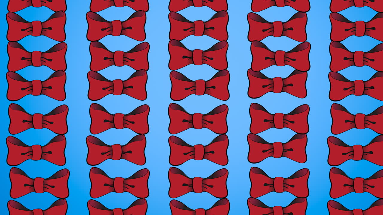 animación de pajaritas flotando sobre un fondo azul