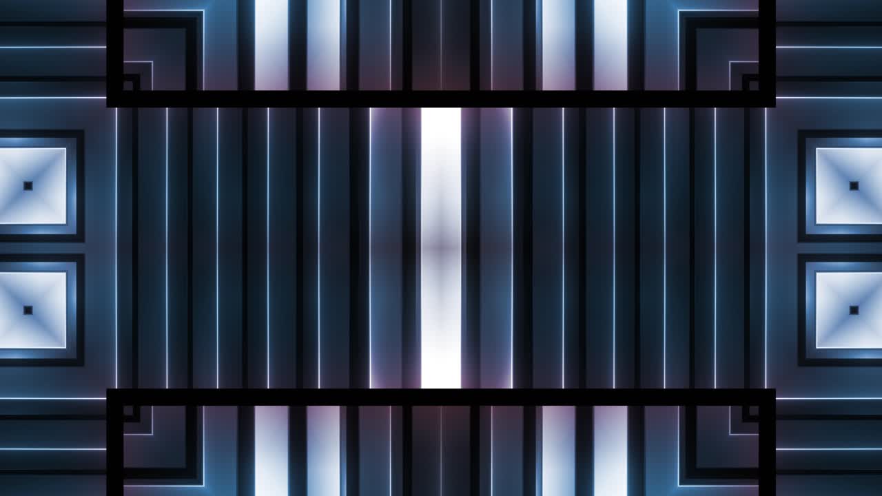 Neon Geometric Abstract Pattern Background