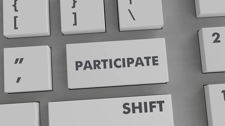 PARTICIPATE BUTTON PRESSING ON KEYBOARD