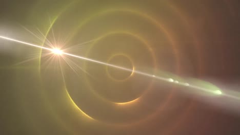 animación digital de un punto de luz contra rastros de luz en espiral sobre fondo rosa