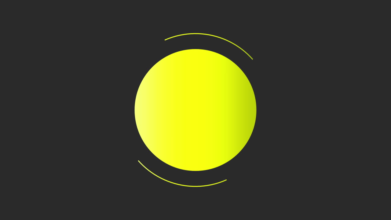 çizgilerle sarı çember eğimi