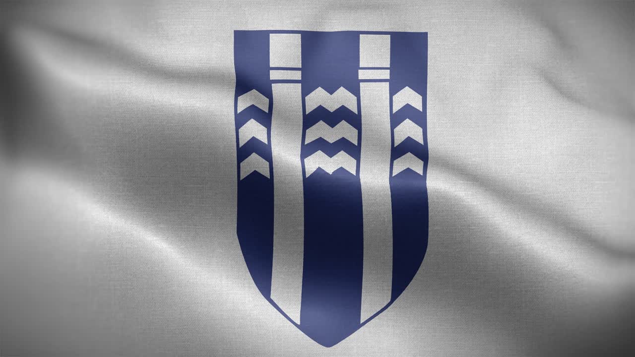 reykjavik islandia bandera de bucle de fondo 4k