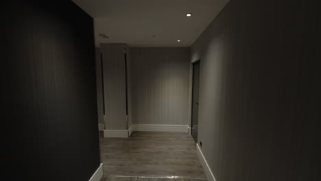long hotel corridor