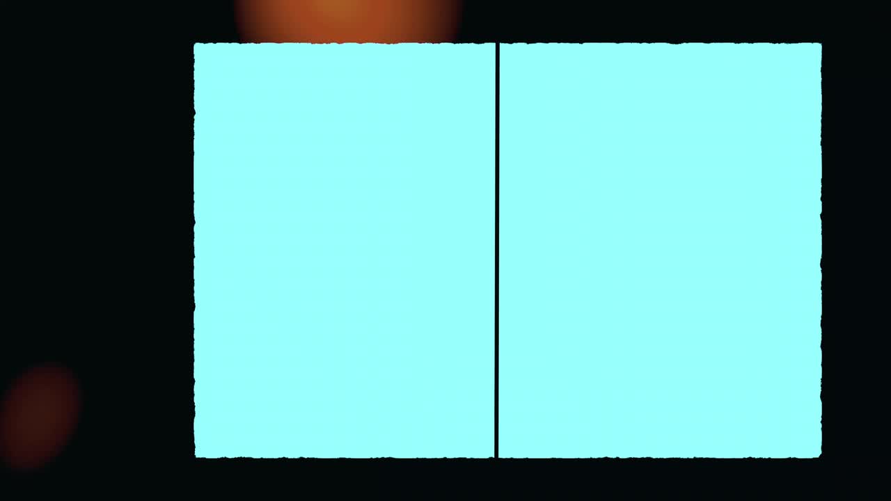 Dynamic Graphic Animation with Moving Line and Light Leaks