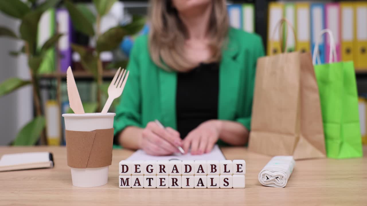 Degradable Materials and Sustainable Living