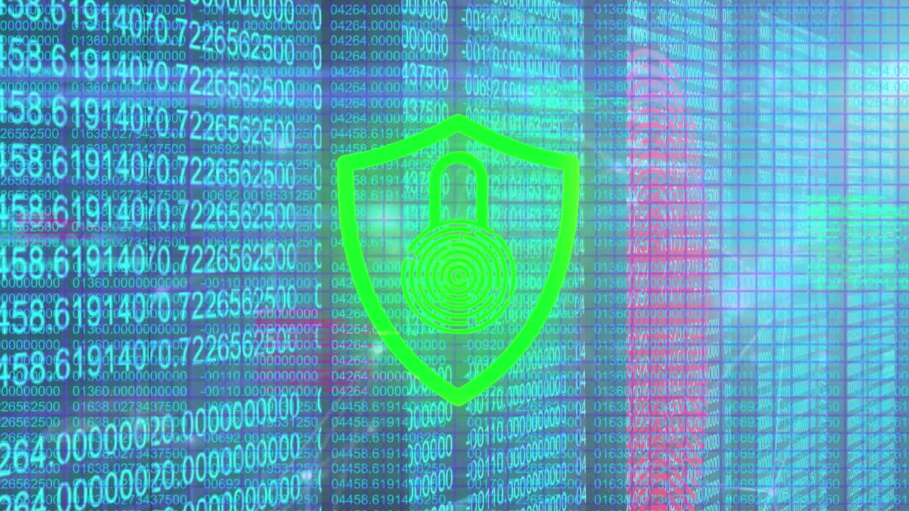 animación del candado biométrico y procesamiento de datos