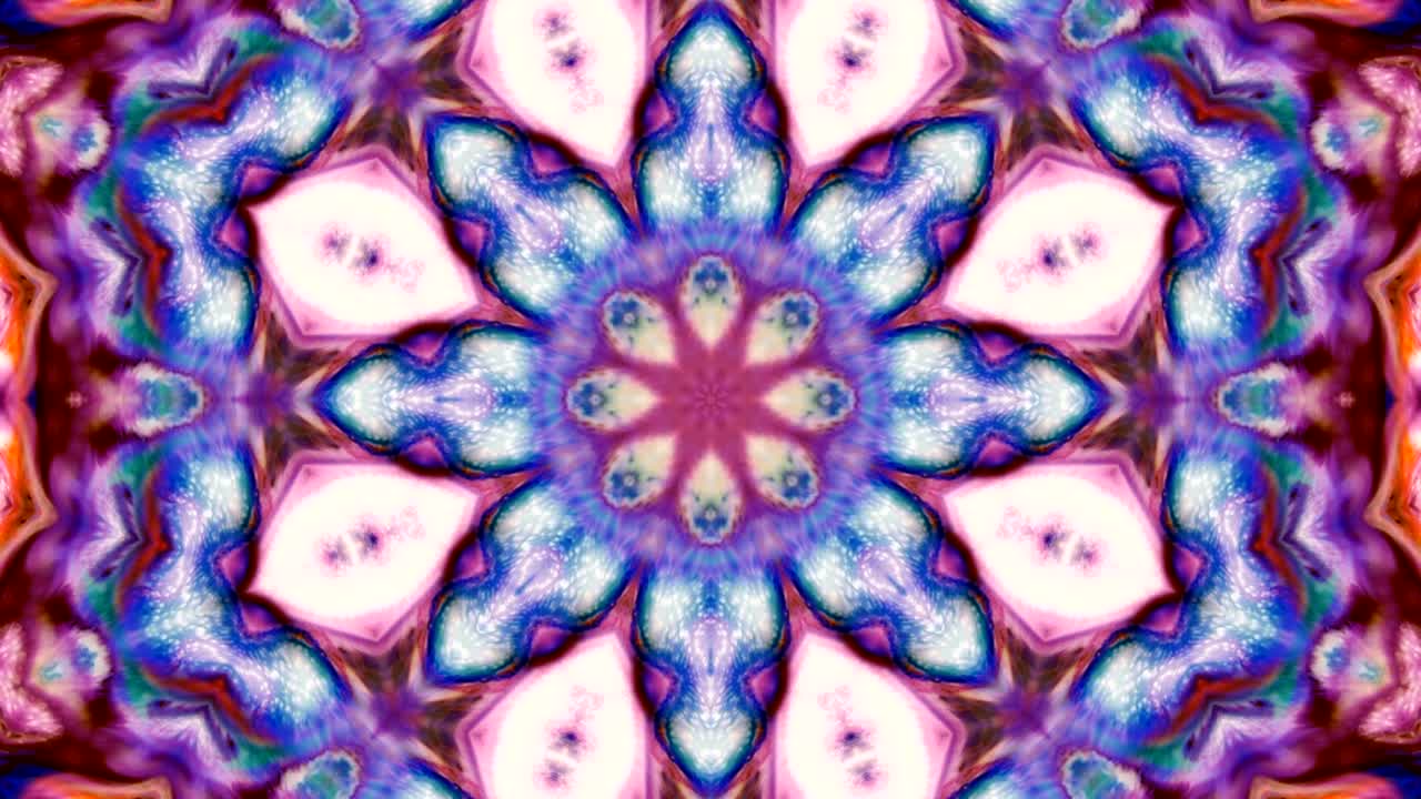 movimiento de fondo de kaleidoscopio abstractamente colorido