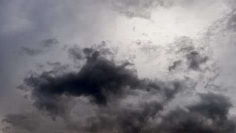 timelapse of dark stormy sky with fast moving clouds