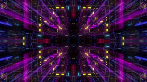volando sobre un fondo de movimiento abstracto, una placa de circuitos futurista, placa madre digital. cuadrícula digital, procesamiento de cpu, red digital, computación, juegos de gpu, web, internet. bucle de renderización 3d