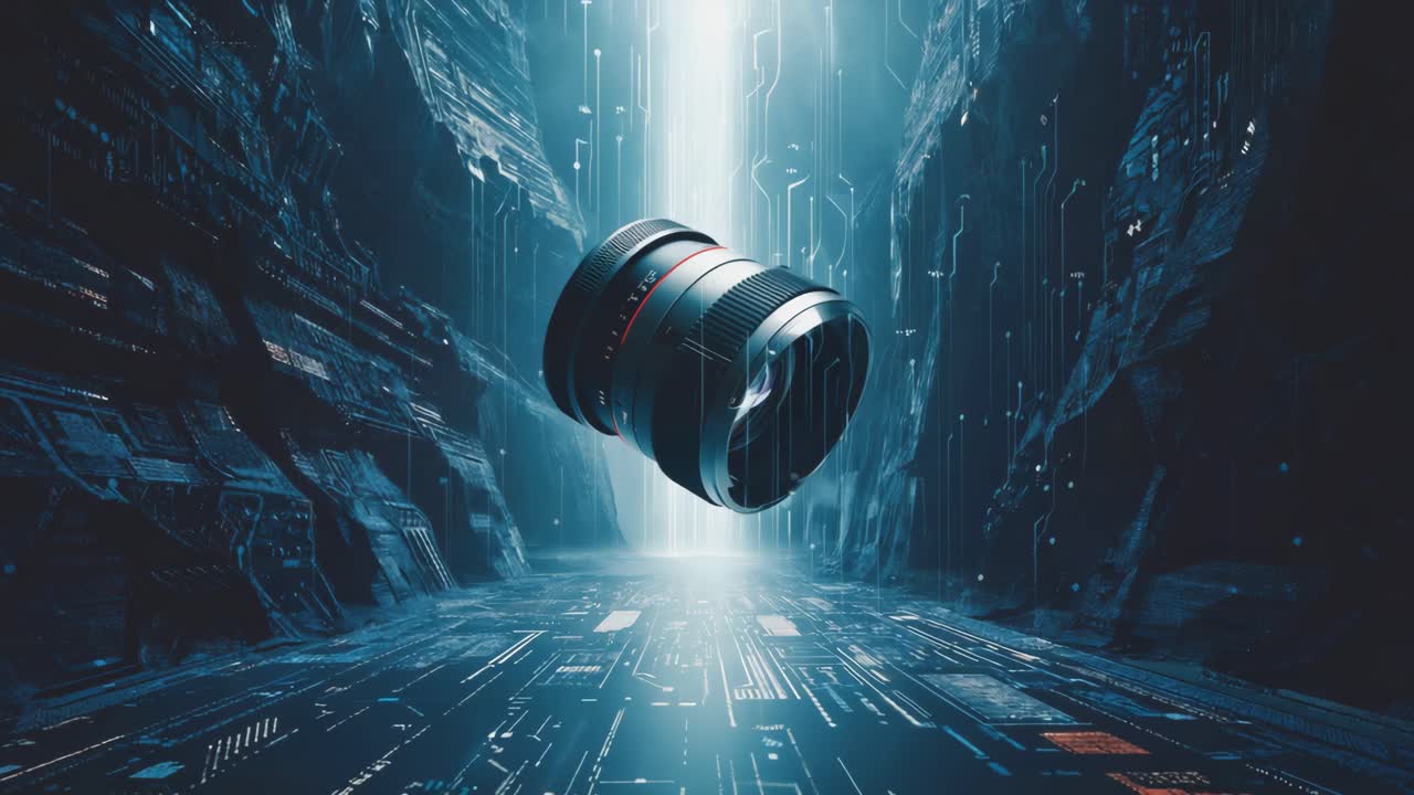 Futuristic Camera Lens