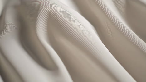 close up of flowing white fabric