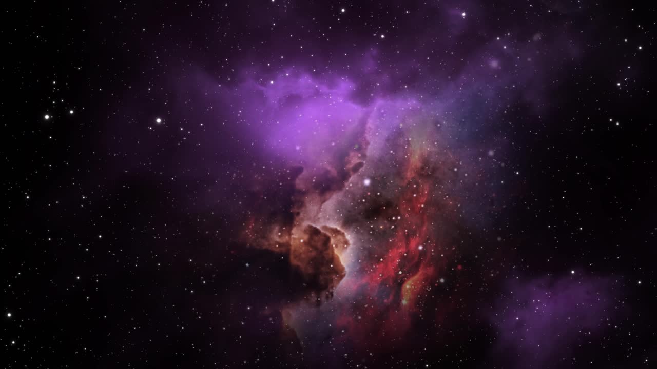 nebula view in space 4k background