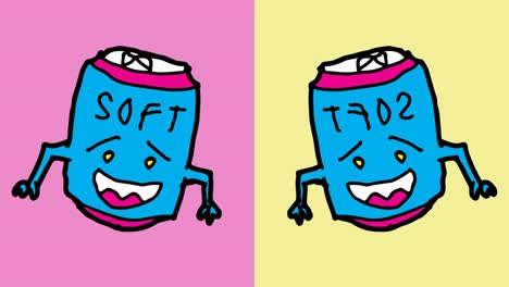 niños dibujando arte pop fondo sin costuras con tema de refresco