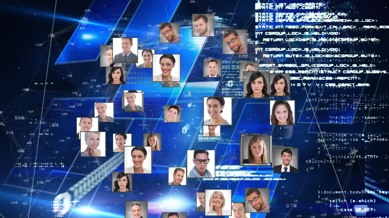 animación de fotos de personas y procesamiento de datos