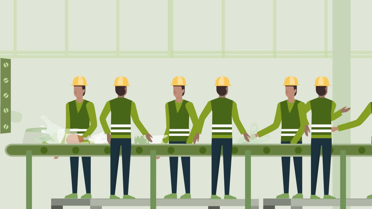 산업 작업 폐기물 분류