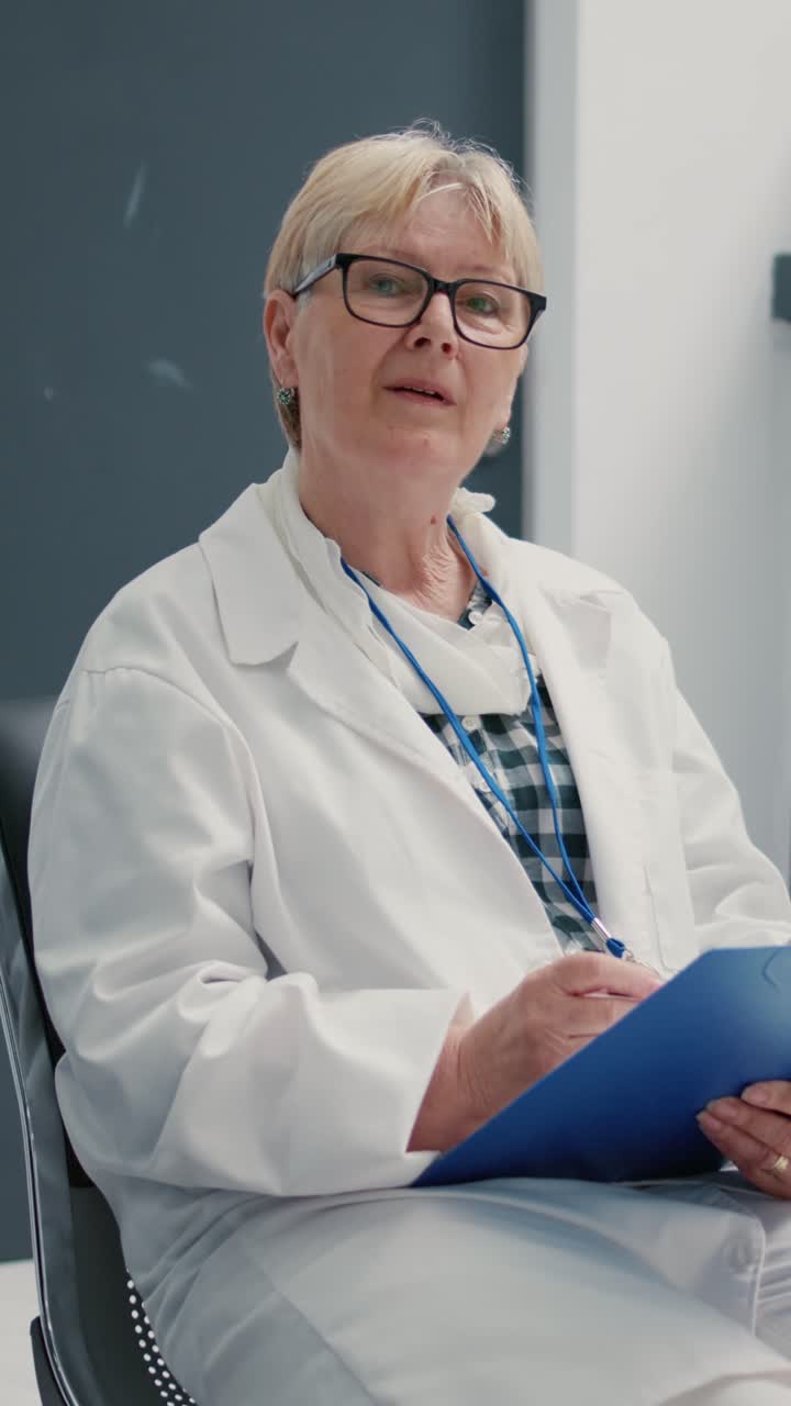 Medical Professional with Clipboard