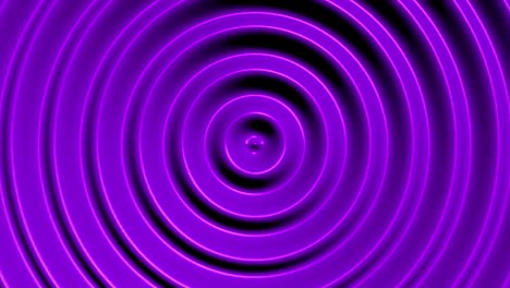 círculos concéntricos con efecto hipnótico, patrón de fondo de resonancia de agua de color