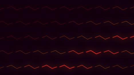 bold diagonal black and red striped pattern on dark background