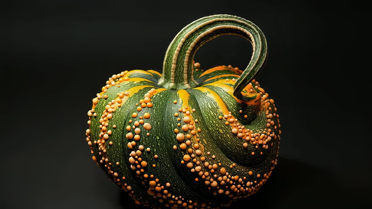 Ornamental Spotted Pumpkin