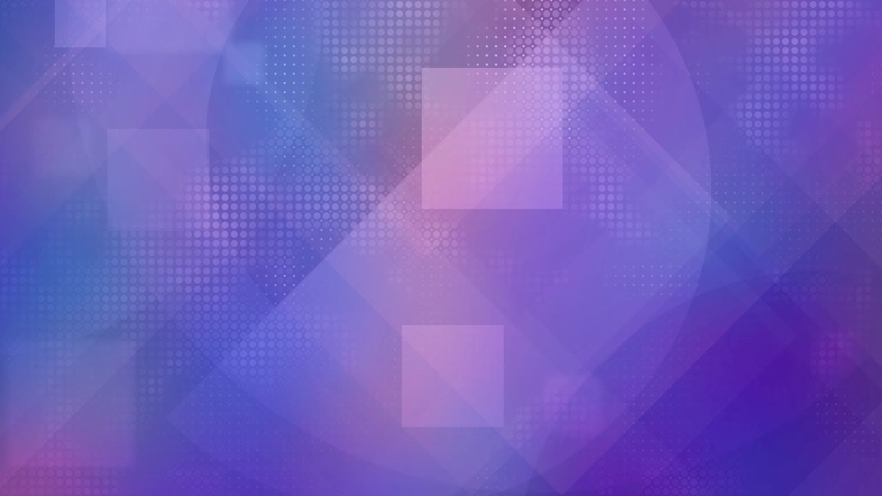 Dreamy Pastel Geometric Background with Floating Squares and Soft Gradient in Purple, Blue, and Pink Tones – Loopable Abstract Digital Design with Subtle Motion