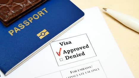 the decision to grant a visa