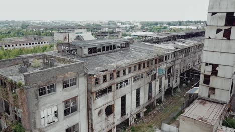 flight over the destroyed factory.