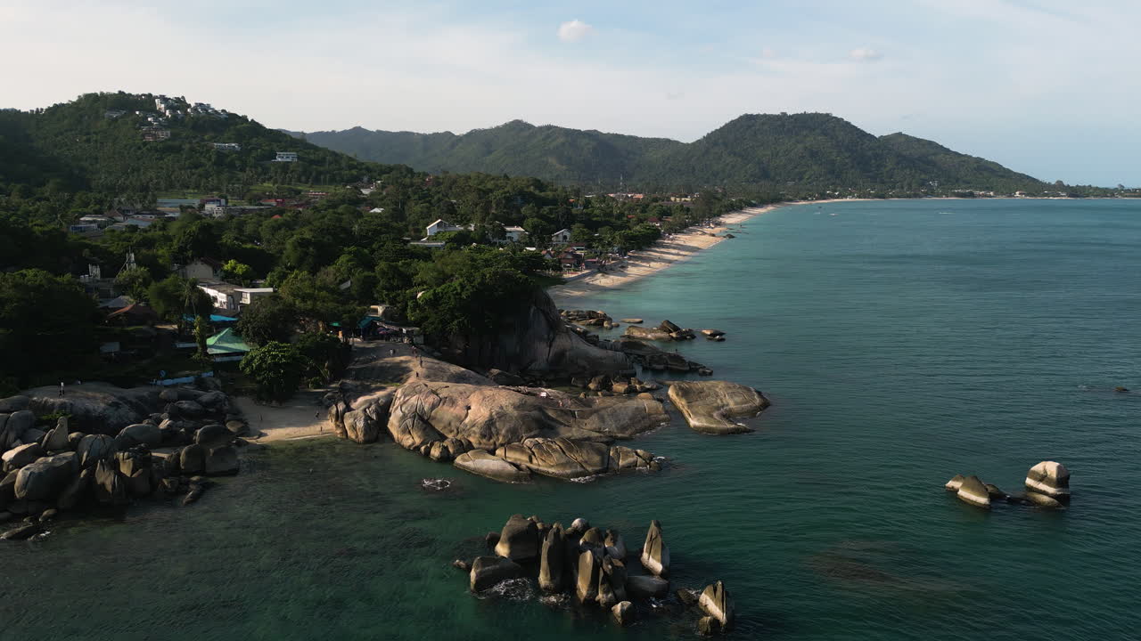 Grandfather and Grandmother Rocks on Koh Samui island, Thailand