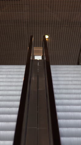 escalator in a modern building