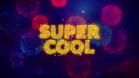 super cool fireworks background