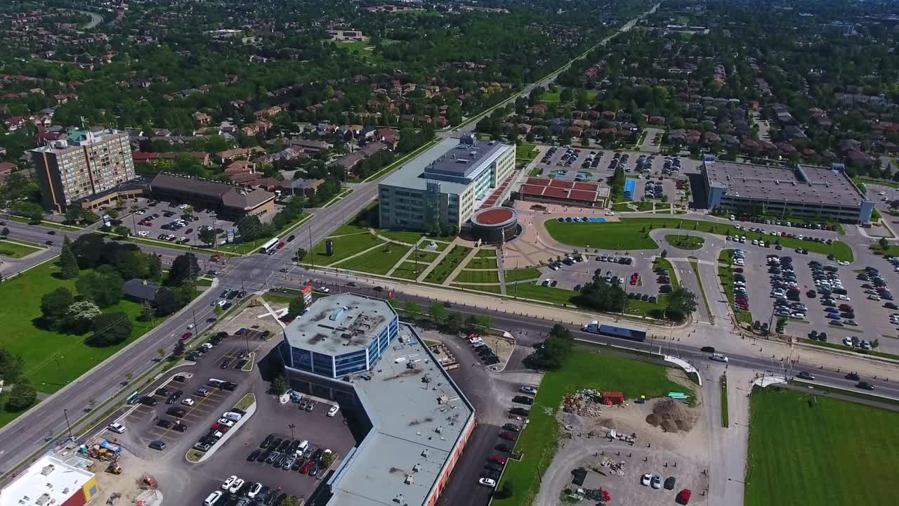 The Regional Municipality of Durham, Health Department, Aerial View, Ontario, Canada