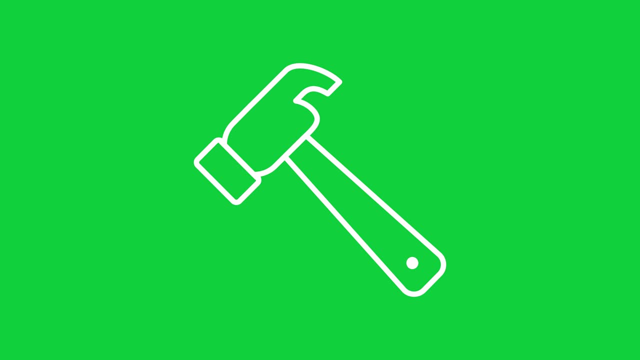 Construction Green screen_white_hammer 3