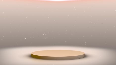empty podium background light effects bokeh decorations luxury scene design concept platform