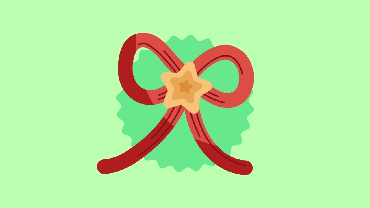 크리스마스 리본 장식