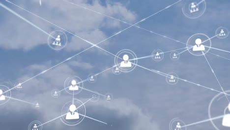 connectors moving on clouds