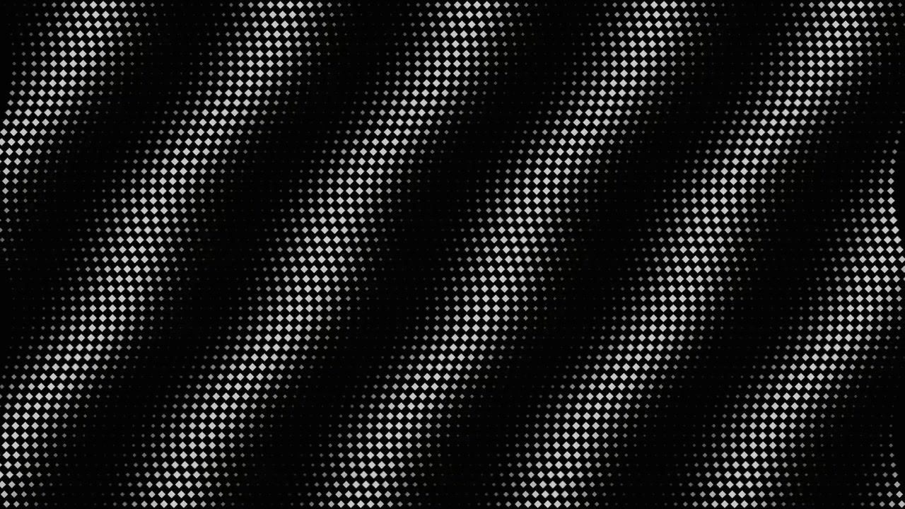 Minimal monochrome halftone wave pattern. Useful as a modern geometric background or overlay for digital projects