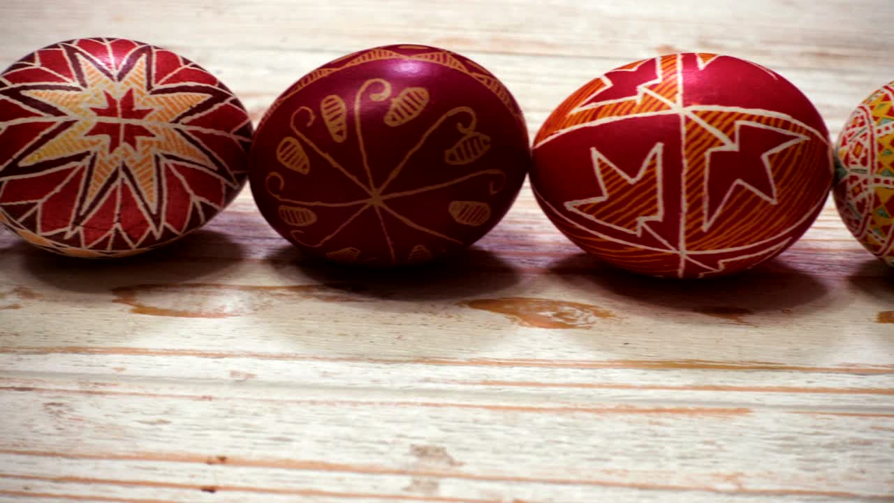 beautiful ukrainian traditional handmade Easter egg Pysanka