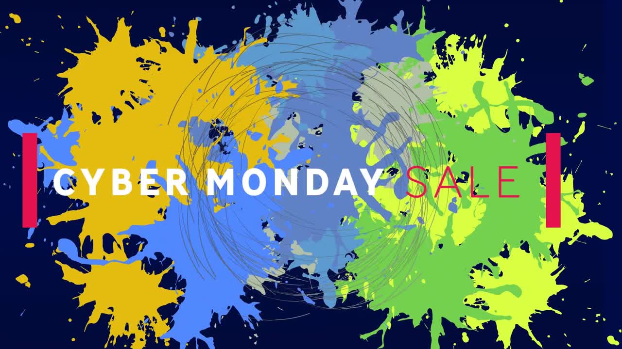 플래시 판매 녹색 배경에 디지털 파도에 대한 레트로 음성 거품 위에 텍스트