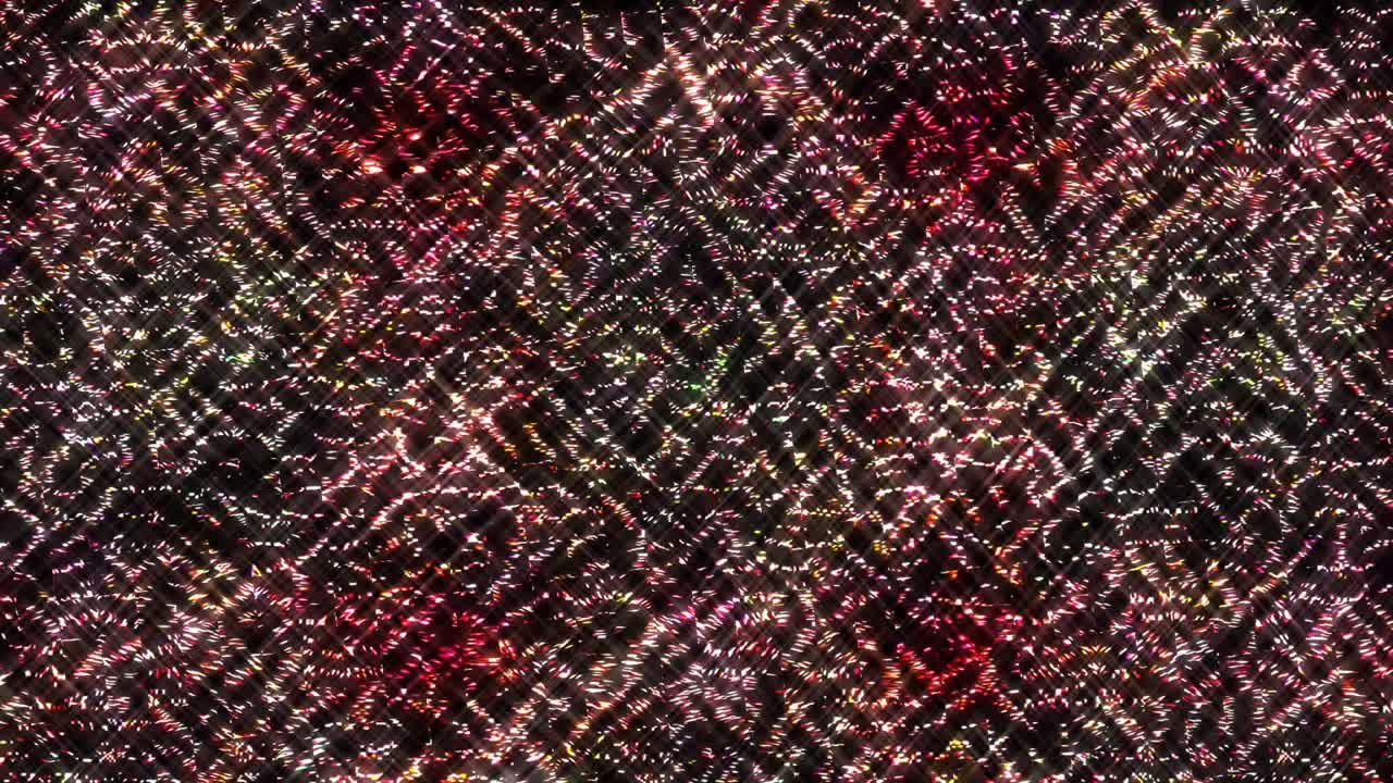 líneas brillantes que establecen el movimiento de la onda, coloridas, sobre un fondo negro