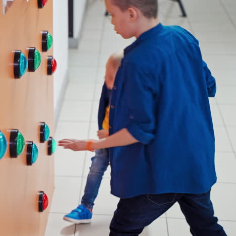 exciting intellectual game in the game center for children.