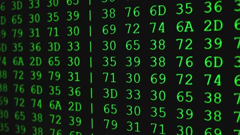 Program code on PC screen
