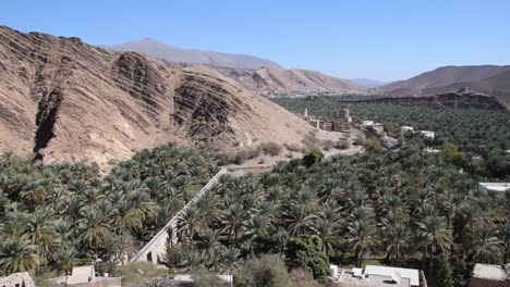 overview of the ruined city of birkat al mouz in oman