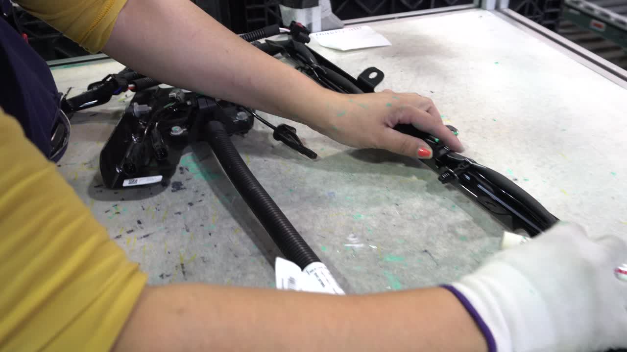 Quality Checking cables in Factory