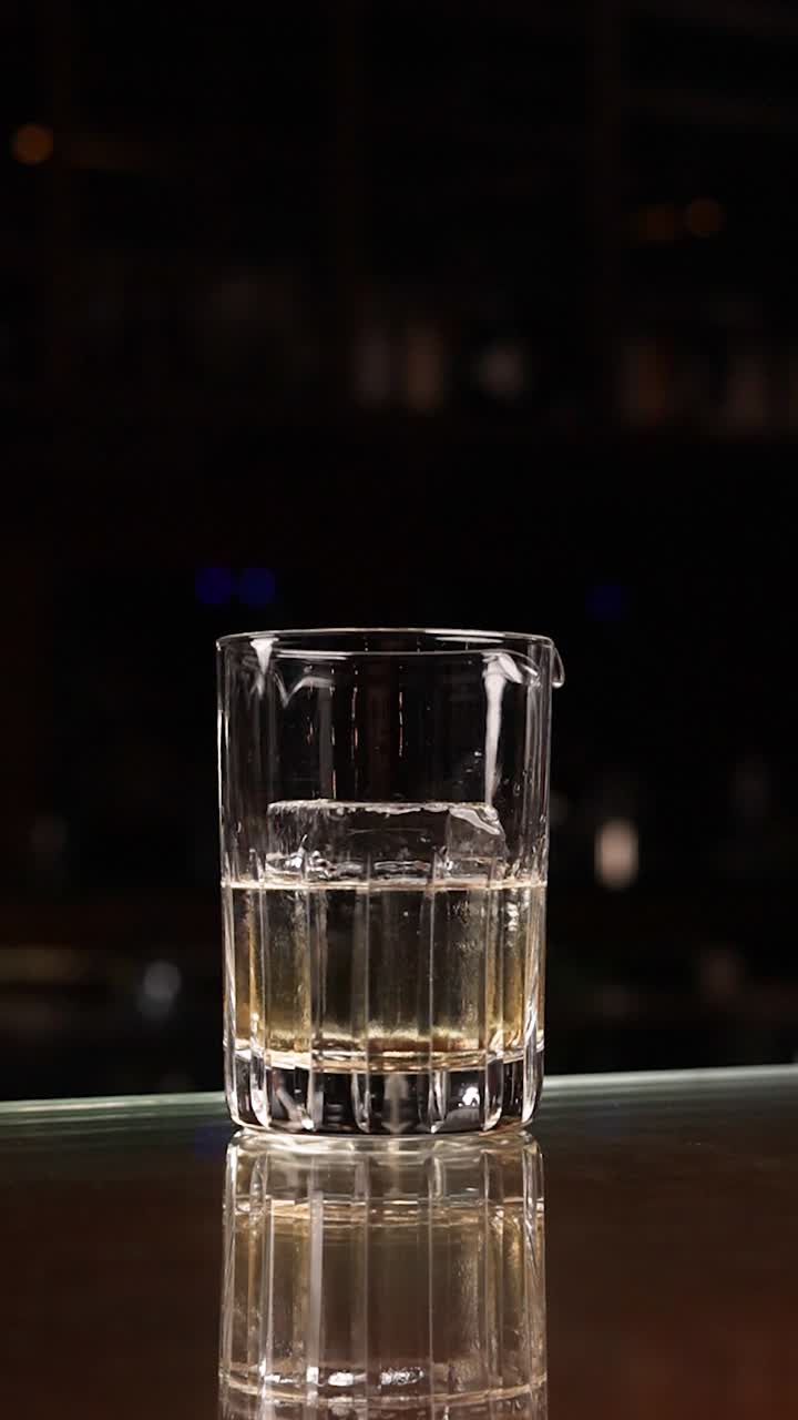 Whiskey Cocktail with Ice