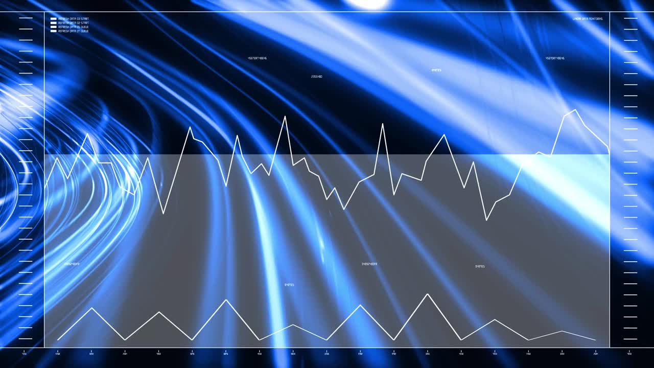 데이터 및 보고 통계, 그래프 다이어그램으로 애니메이션