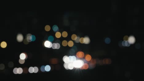 schuylkill expressway seen from south street bridge, rush hour, 30th street, shallow focus bokeh