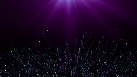 particles dust abstract light bokeh motion titles cinematic background loop