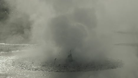 Close-up-slow-motion-of-geothermal-mud-bubbling-phenomenon-in-New-Zealand