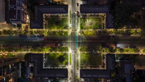 santiago de chile time lapse downtown