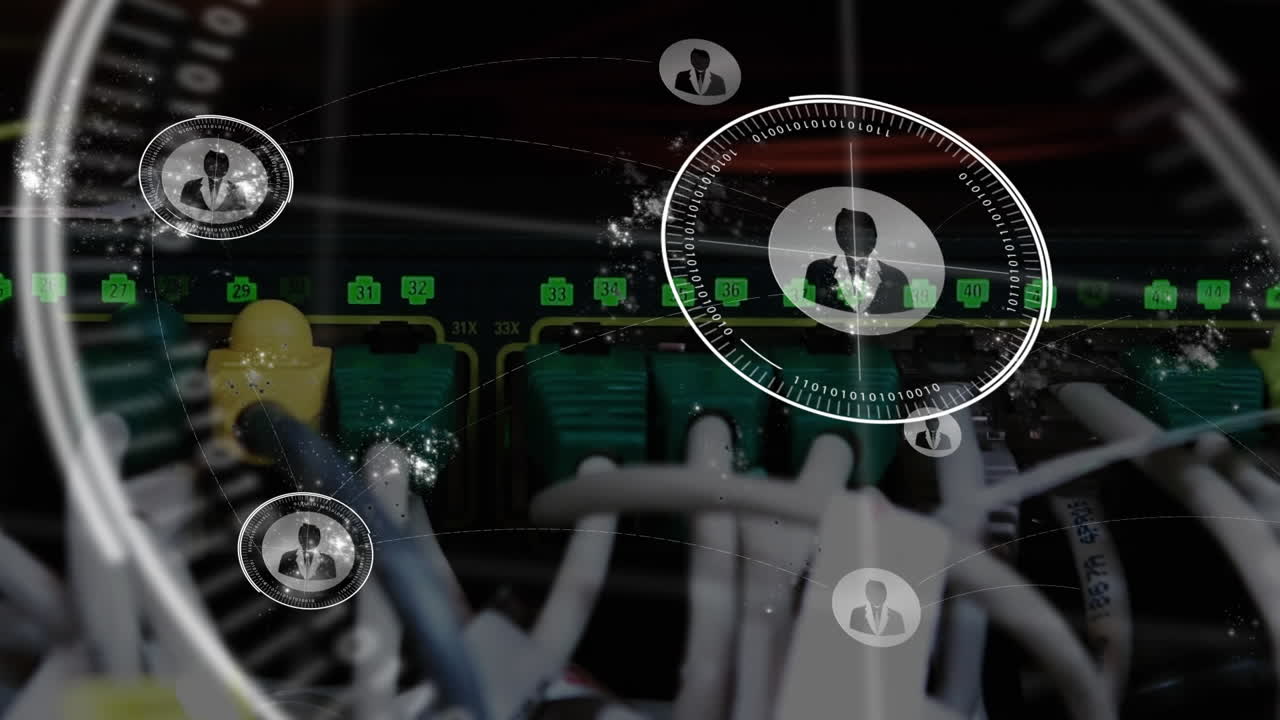 연결 네트워크의 애니메이션