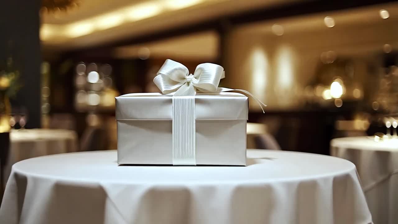 Gift on a Table